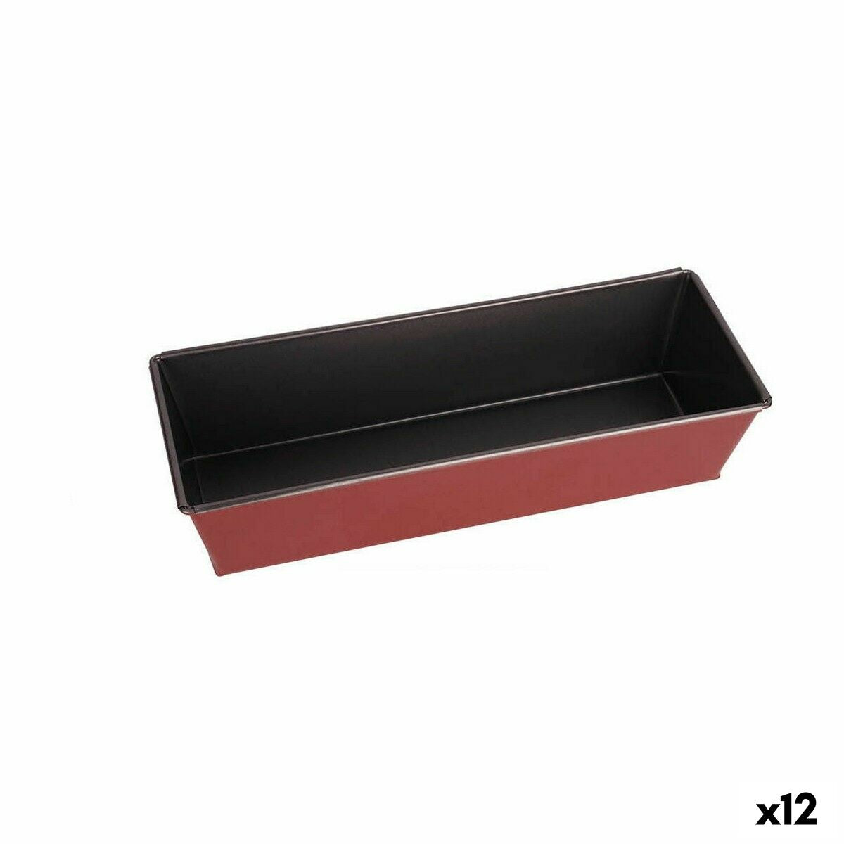 Molde para o Forno Quttin Cherry Aço com carbono 31 x 11 x 7 cm (12 Unidades)