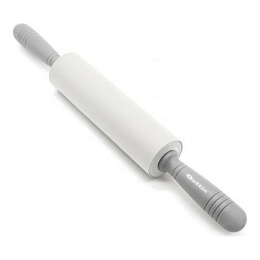 Pastry Roller Quttin Grey White Silicone Rotating (43 x 5,3 cm)